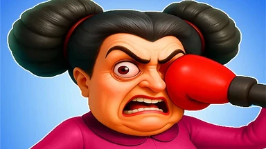 Crazy Aunty : Slap & Punch
